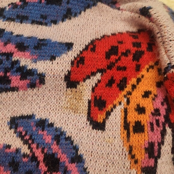 Farm Rio Rainbow Bananas Cardigan Size Medium - Picture 9 of 9